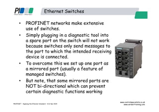 PROFINET - applying the Ethernet standard to industral automation ...