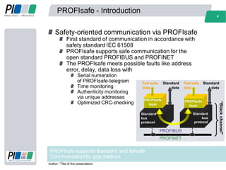 PROFIsafe and IT security - Peter Brown of Siemens A&D | PDF