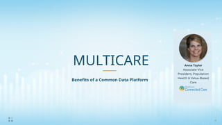 22
Benefits of a Common Data Platform
MULTICARE
 