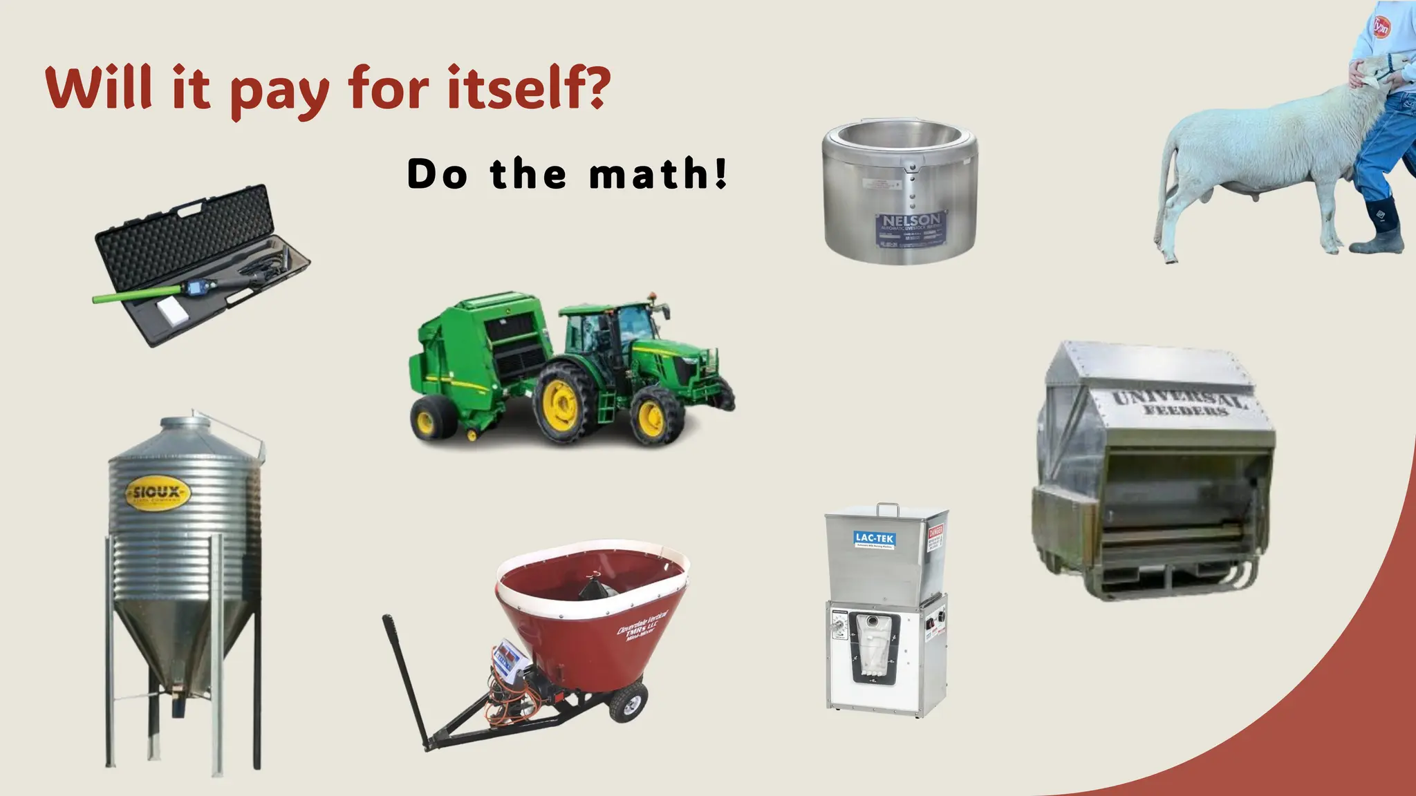 Will it pay for itself?
Do the math!
 