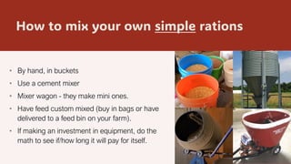Spare Rations Farming Making a profit with small ruminants (sheep/goats) | PDF