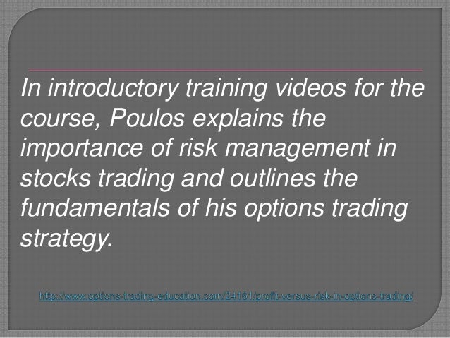 Risks involved in options trading