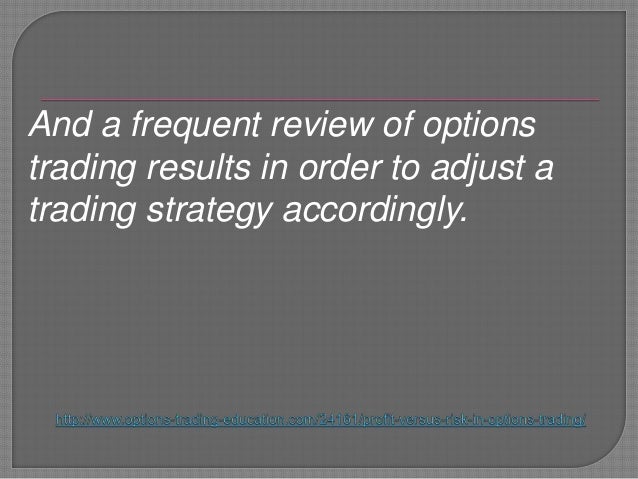 Options trading dangers