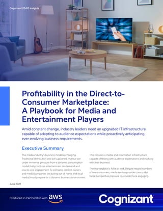Profitability in the Direct-to-Consumer Marketplace: A Playbook for Media and Entertainment Players