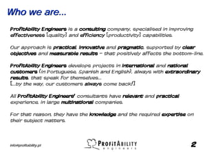 Profitability Engineers Presentation (En)