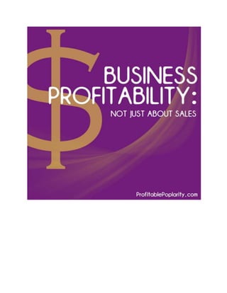 Business Profitability: Not Just About Sales