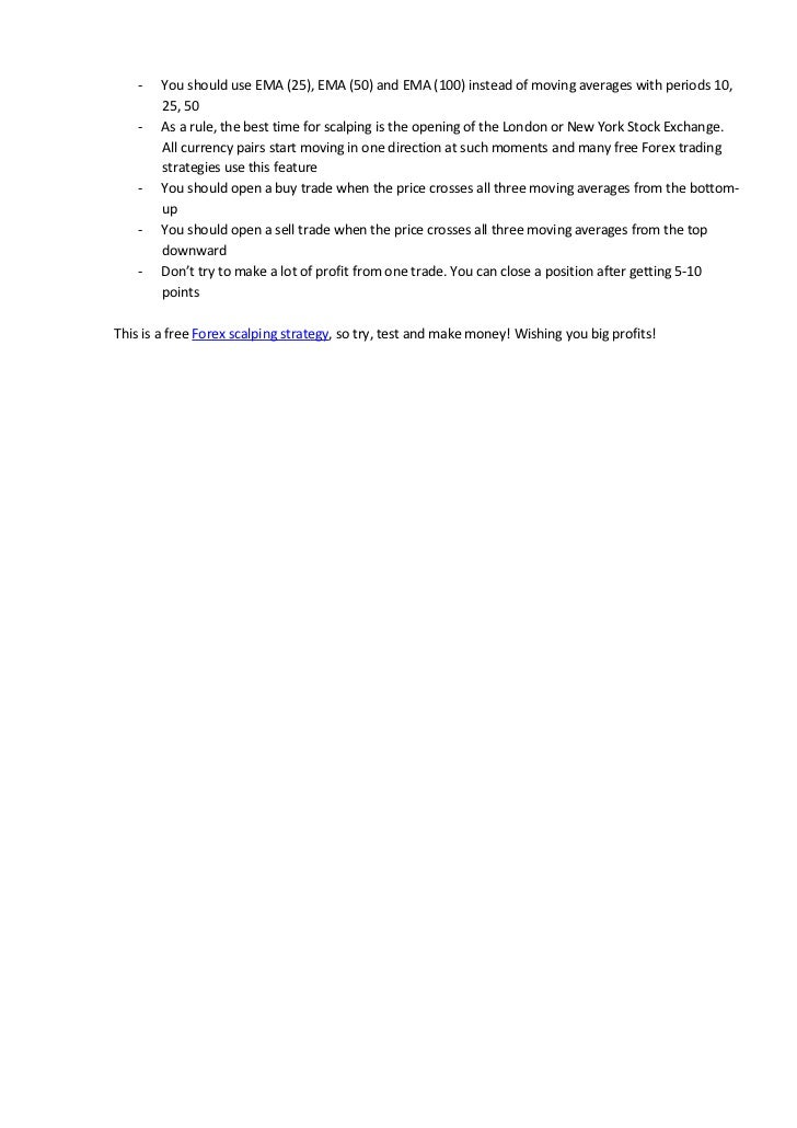 Forex take profit strategies