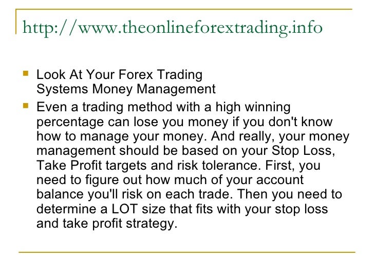 Forex trading system 96 percent winners
