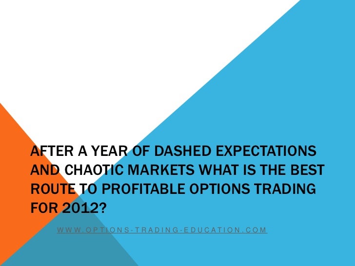 Profitable options trading
