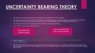 Profit and it's theories | PDF