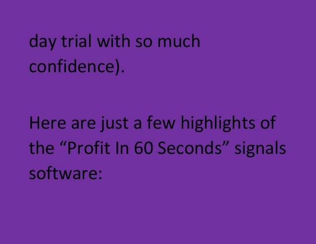 24 trade binary options profit in 60 seconds