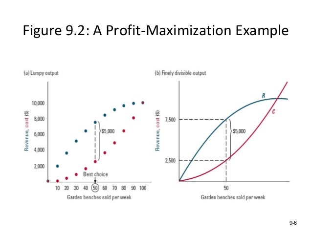 figure 92 a profit maximization example 9 6