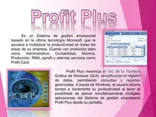 Profit plus | PPTX
