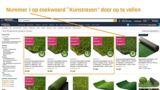 Nummer 1 op zoekwoord “Kunstrasen” door op te vallen
 