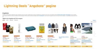 Lightning Deals “Angebote” pagina
 