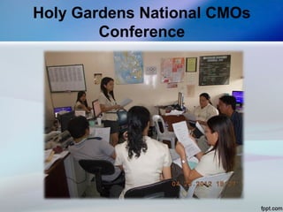 Holy Gardens National CMOs
Conference
 