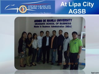 At Lipa City
AGSB
 