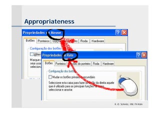 Appropriateness




                  K.-D. Schmitz, IIM, FH Köln
 