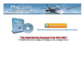 Pro Flight Simulator Download