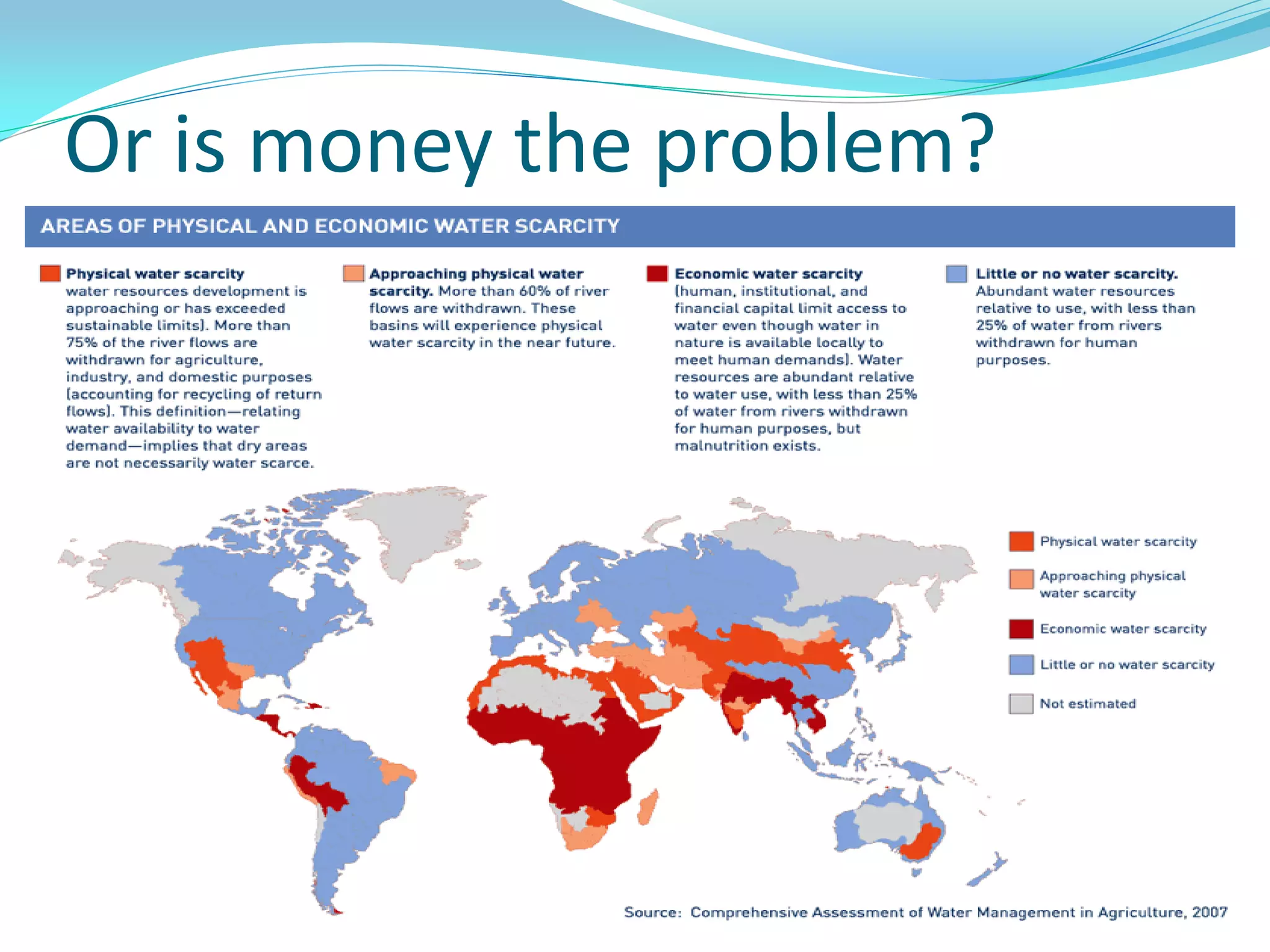 Or is money the problem?
 