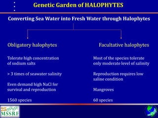Over 60 years of Adventure in Agricultural Research & Development (© MSSRF)