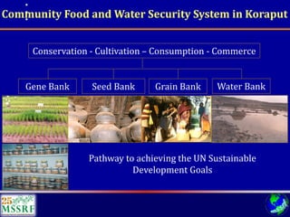 Over 60 years of Adventure in Agricultural Research & Development (© MSSRF)