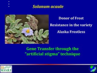 Over 60 years of Adventure in Agricultural Research & Development (© MSSRF)