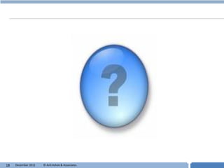 18   December 2011   © Anil Ashok & Associates.   T
 