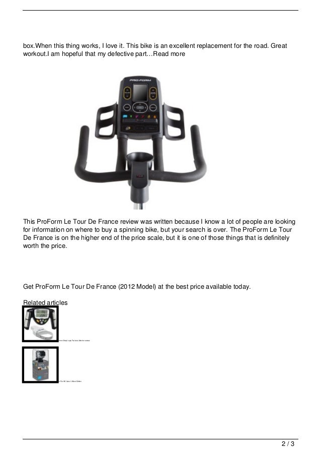 proform tour de france 5.0 uk