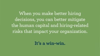 Hiring the Right People | PDF