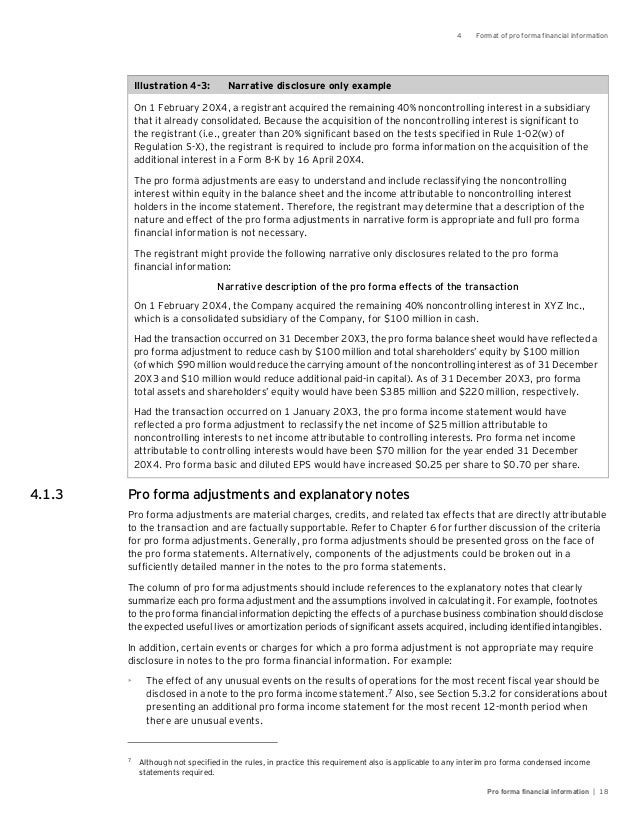 3 year pro forma template