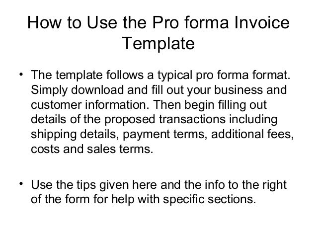 proforma invoice template profama invoice