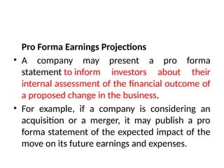 Proforma of Balance Sheets.pptx on business | PPTX