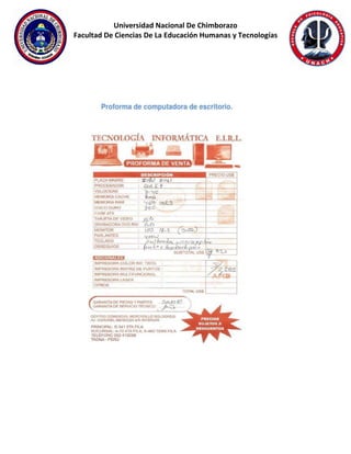 Universidad Nacional De Chimborazo
Facultad De Ciencias De La Educación Humanas y Tecnologías