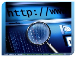 E-mail Scanning by crstrbrt http://www.123rf.com/photo_14479677_email-scanning.html CC
