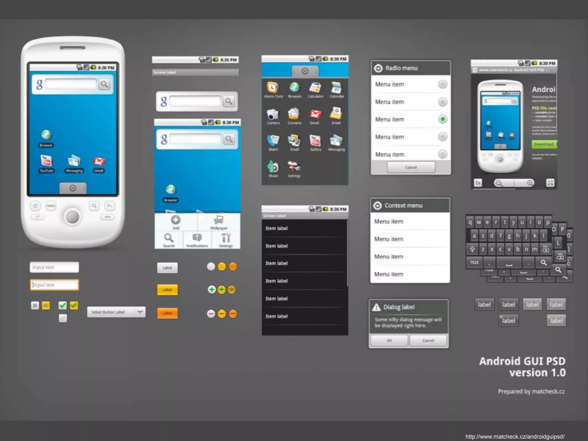 http://www.matcheck.cz/androidguipsd/
 