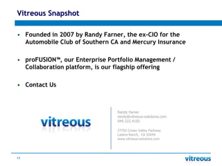 Pro Fusion Overview 0905