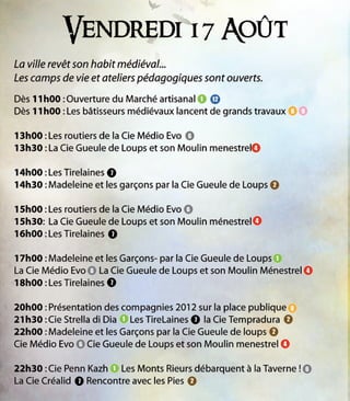 Les Médiavales de Brignoles 2012