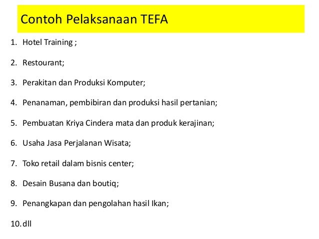 Program Teaching Factory Smk