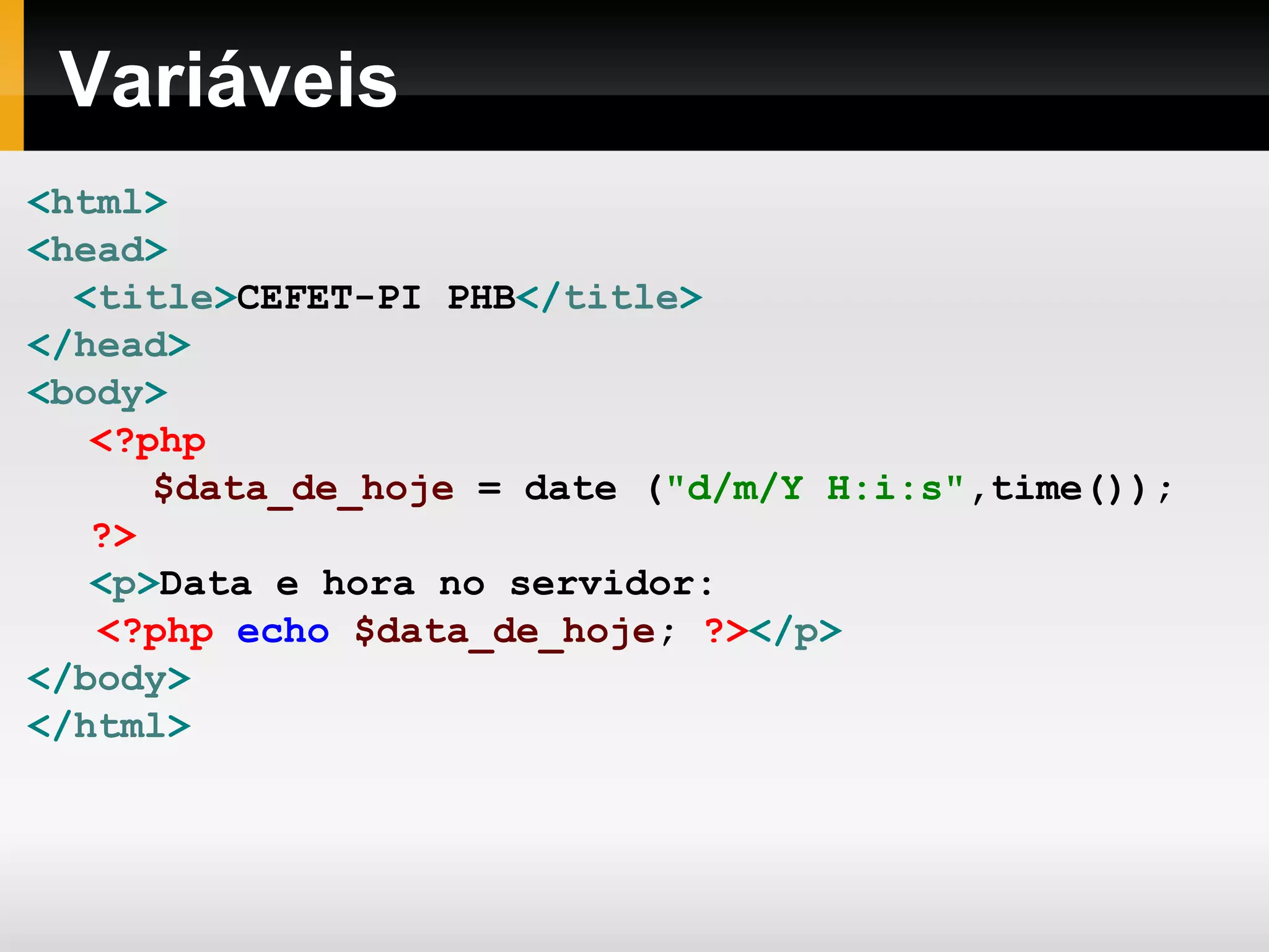 Prog web 02-php-primeiros-passos