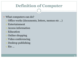 Fundamentals of Programming Chapter 1 | PPT