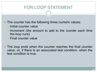 Fundamentals of Programming Chapter 7 | PPT
