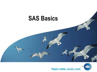 SAS Basics   24 August 2007  