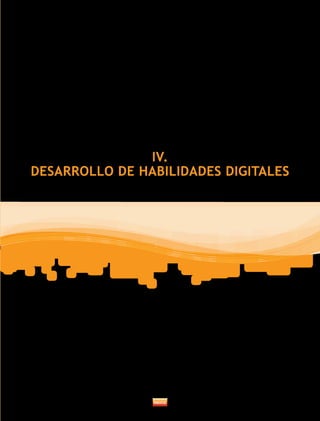 IV.
DESARROLLO DE HABILIDADES DIGITALES
 