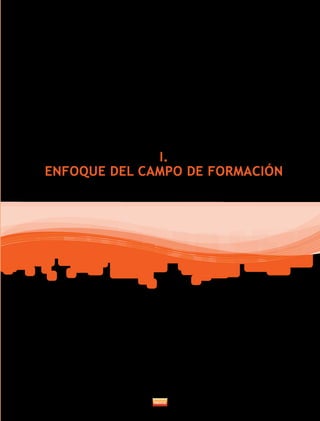 I.
ENFOQUE DEL CAMPO DE FORMACIÓN
 