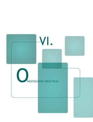 VI.


O
RIENTACIONES DIDÁCTICAS
 