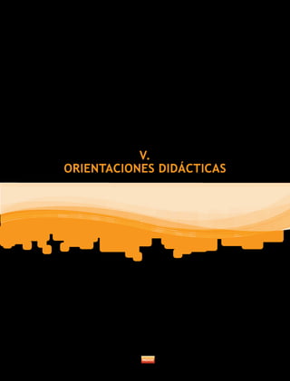 V.
ORIENTACIONES DIDÁCTICAS
 