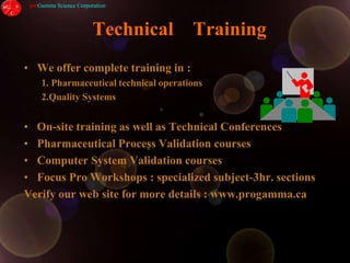 Technology   TransferIdentify technologies of market interest.Identify new product opportunitiesfor corporate or brand expansion.Develop acquisition plans and timetables.Support product formulation, medical device, 	and in-vitro diagnostic test developmentDevelop product/technology transfer 	suitability information.Provide creative support for product design.Perform patent searches