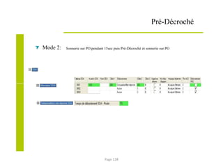 Mode 2: Sonnerie sur PO pendant 15sec puis Pré-Décroché et sonnerie sur PO
Pré-Décroché
Page 138
 