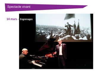 Spectacle vivant

14 mars - Engrenages

 